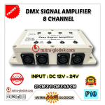 DMX RGB Signal Amplifier 8 Channel - LED Strip Controller